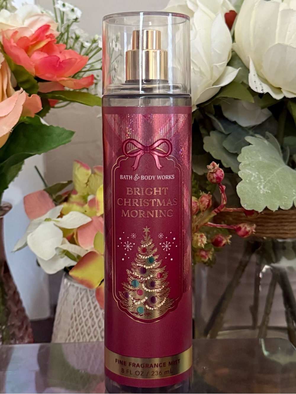 🆕💫 BATH & BODY WORKS “BRIGHT CHRISTMAS MORNING“ FINE FRAGRANCE MIST. BRAND NEW.